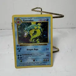 Gyarados 6/102 Base Set Unlimited Holo Rare EN 1999 HP100 Dragon Rage - Image 1