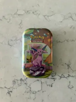 Pokemon TCG Prismatic Evolutions Mini-Tin Espeon Sealed & Brand new - Image 1