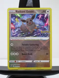 Pokemon Radiant Eevee Full Art Promo Holo SWSH230 Pokemon GO NM - Image 1