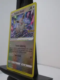 Pokemon Radiant Eevee Full Art Promo Holo SWSH230 Pokemon GO NM - Image 5