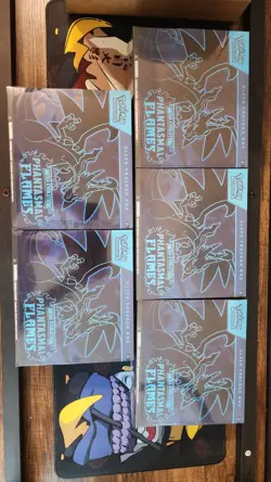 LOT OF 5 -Pokemon Elite Trainer Box Mega Evolution Phantasmal Flames ETB TCG - Image 1