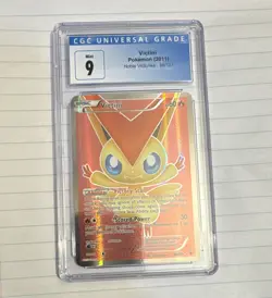 Victini 98/101 Noble Victories Full Art Holo Ultra Rare Basic 60 HP Eng CGC 9 - Image 1