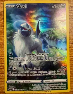 Absol GG16/GG70 Holo Crown Zenith Galarian Gallery Pokemon NM - Image 1