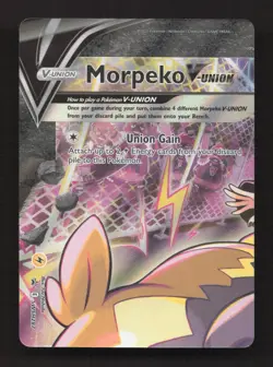 Morpeko V-Union SWSH287 Holo Promo Sword & Shield Promo Pokemon Near Mint - Image 1