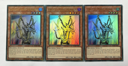 3 x BLTR-EN071 Orcust Harp Horror Ultra Rare 1st Edition YuGIOh Playset - Image 1