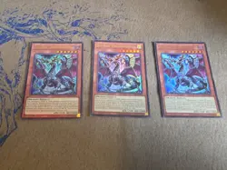 Yugioh! 3x Bystial Druiswurm CH01-EN013 Ultra Rare 1st Ed NM - Image 1
