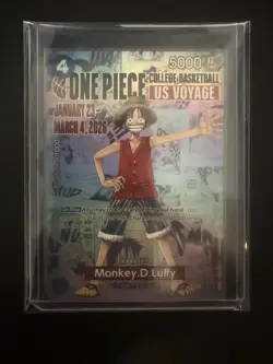 Monkey.D.Luffy (055) (College Basketball US Voyage) P-055 One Piece Promotion... - Image 3
