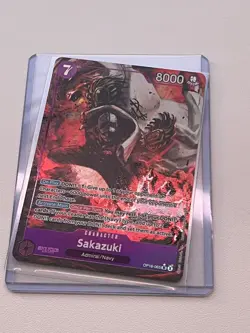 ONE PIECE Sakazuki (Alt Art) OP16-065 SR The Time of Battle ENGLISH - Image 2