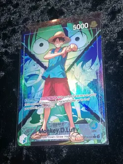 One Piece OP16-022 Monkey D Luffy Alt Art Leader OP16 Time Of Battle - Mint - Image 2