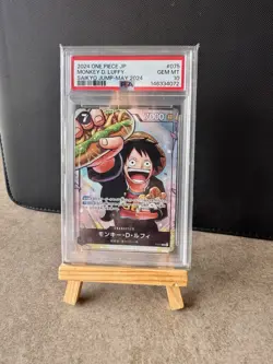 2024 One Piece Jpn Promos MONKEY D. LUFFY #075 PSA 10 Saikyo Jump-May 2024 - Image 2