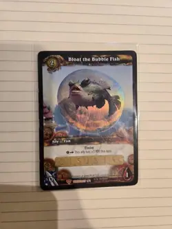 World of Warcraft TCG Bloat the Bubble Fish Loot Card (Unused Code) - Image 1