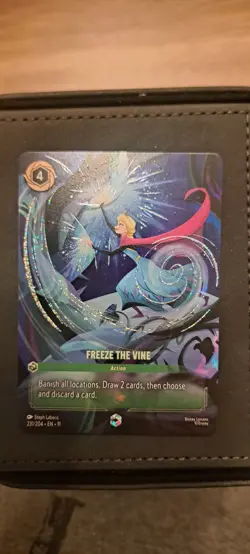 Disney Lorcana Freeze the Vine 231/204 Enchanted Winterspell NM - Image 1