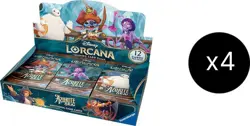 Disney Lorcana TCG: Azurite Sea Booster Case (x4 Boxes) FACTORY SEALED - Image 1