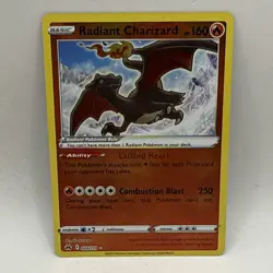 Pokemon Radiant Charizard 020/159 Holo Rare Crown Zenith MP Trading Card - Image 1