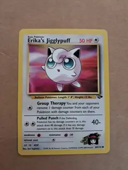 Pokemon TCG Erika's Jigglypuff Gym Challenge Unlimited Common Card 69/132 - Image 1