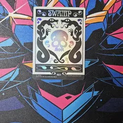 Swamp 0890 NM Foil MTG Secret Lair Bonus Card Basic Land Unplayed Magic - Image 1