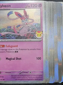2025 Pokemon Day Stamped Sylveon 040/131 Holo Foil Exclusive Promo Card - Image 2