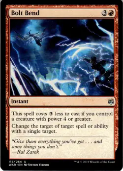 2019 Magic The Gathering War of the Spark Bolt Bend #115 Light Play - Image 1