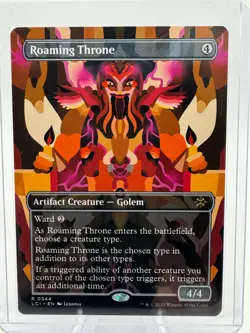 Roaming Throne (Borderless) The Lost Caverns of Ixalan Regular Near Mint - Image 1