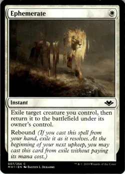 2019 Magic The Gathering Modern Horizons Ephemerate #7 Light Play - Image 1