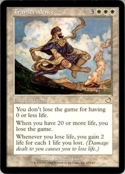 2002 Magic The Gathering Torment Transcendence #20 Light Play - Image 1