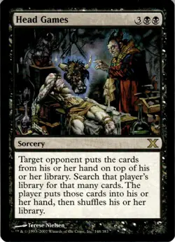 2007 Magic The Gathering Tenth Edition Head Games #148 Light Play - Image 1