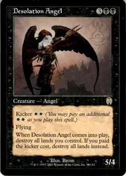 2001 Magic The Gathering Apocalypse Desolation Angel #38 Light Play - Image 1