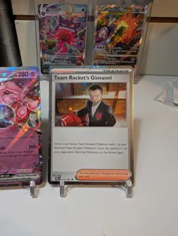 Pokemon Team Rocket’s Mewtwo Ex 205 Promo -Meowth 149 - Giovanni 174 Cosmos Holo - Image 2