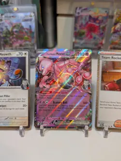 Pokemon Team Rocket’s Mewtwo Ex 205 Promo -Meowth 149 - Giovanni 174 Cosmos Holo - Image 3