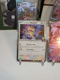 Pokemon Team Rocket’s Mewtwo Ex 205 Promo -Meowth 149 - Giovanni 174 Cosmos Holo - Image 4