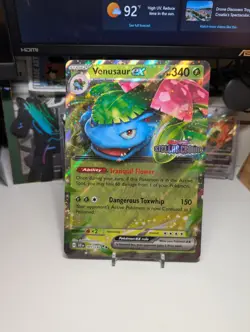 Jumbo Venusaur ex Stellar Crown Stamped Pokemon GameStop Exclusive Promos - Image 1