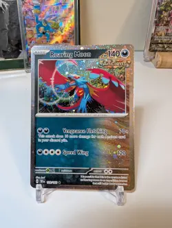 Pokemon Temporal Forces Roaring Moon - 109/162 - Cosmos Holo EXCLUSIVE Checklane - Image 1