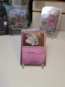 Pokemon Obsidian Flames 100/197 Greavard Cosmos Holo EXCLUSIVE - Image 1