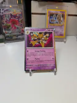 Pokemon TWM Alakazam 082/167 Cosmos Holo EXCLUSIVE Surging Sparks Blister - Image 1