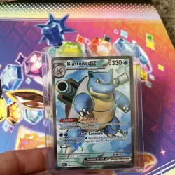Pokemon TCG 151 Blastoise ex 184/165 Sv: Scarlet & Violet 151 Holo FULL ART-NM - Image 1
