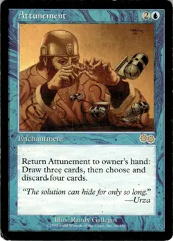 1998 Magic The Gathering Urza's Saga Attunement #61 Light Play - Image 1