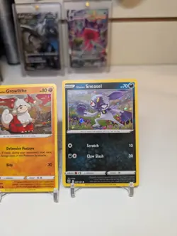 Pokemon - Hisuian Cosmos Holo Set - Growlithe/Sneasel/Voltorb Astral Radiance LP - Image 4