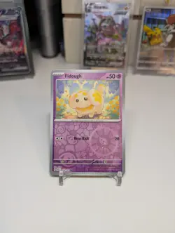Pokemon Paldean Fates 038/091 Fidough Cosmos/Reverse Holo Costco EXCLUSIVE - Image 1
