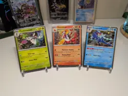 Pokemon Meowscarada Skeledirge Quaquaval Cosmos Holo NM 015/198, 038/198, 054/19 - Image 1