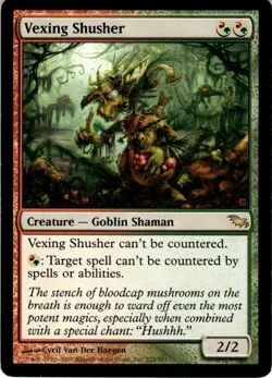 2008 Magic The Gathering Shadowmoor Vexing Shusher #222 Light Play - Image 1