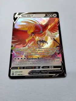 Ho-Oh V - 140/195 Silver Tempest Ultra Rare Pokemon TCG NM - Image 2