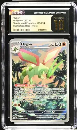 Pokemon Flygon 101/094 Phantasmal Flames Illustration Rare CGC 10 PRISTINE 101 - Image 1