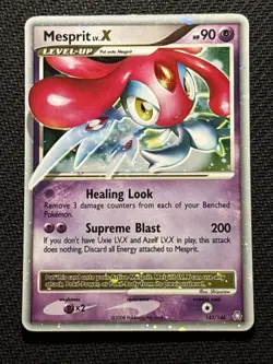 Pokemon Legends Awakened Mesprit LV.X 143/146 Ultra Rare LP - Image 1