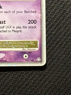 Pokemon Legends Awakened Mesprit LV.X 143/146 Ultra Rare LP - Image 4