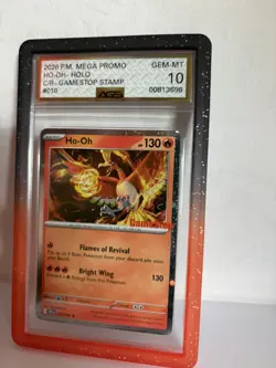 Pokemon TCG Ho-Oh GameStop Promo AGS10 010/086 Chaos Rising POP 1 (FIRST GRADED) - Image 3