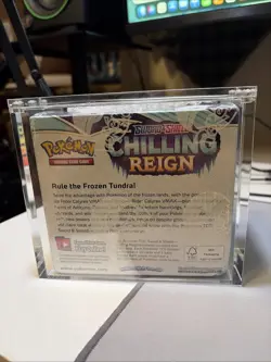 Pokemon TCG Chilling Reign Booster Box – Sealed Acrylic Case - Image 3