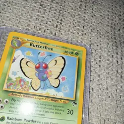 Nintendo Pokemon TCG Southern Islands Butterfree 9/18 Promo Regular English 80HP - Image 2