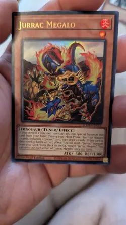 Jurrac Megalo BLMM-EN016 Monster Mayhem Yu-Gi-Oh First Edition LP - Image 1
