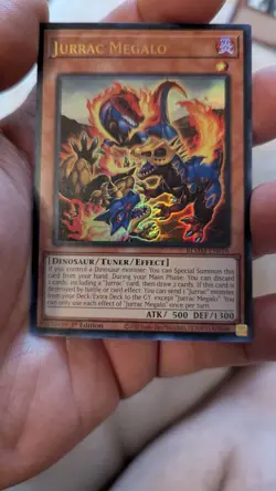 Jurrac Megalo BLMM-EN016 Monster Mayhem Yu-Gi-Oh First Edition LP - Image 2