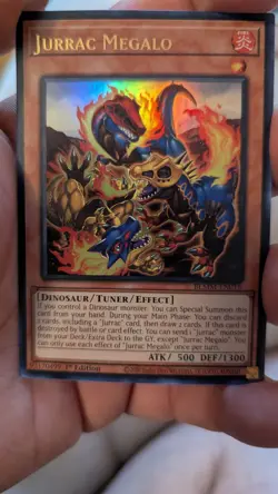 Jurrac Megalo BLMM-EN016 Monster Mayhem Yu-Gi-Oh First Edition LP - Image 3